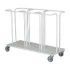 Affaldsstativ trippel med b&oslash;lje hvid til 110ltr product photo