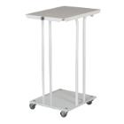 Affaldsstativ 110 ltr med L&aring;g med B&oslash;jle Hvid product photo