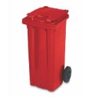 Waste container 120 ltr 2-wheel Red product photo