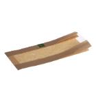 Sandwichpose 370x160x40 mm Bionedbrydelig papir/PLA Brun/Klar product photo