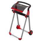 Dispenser Wiping roll Tork W1 Floor stand up to 48 cm Red/Black product photo