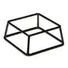 Buffet stand MULTI 18x18x8 cm Rubber coated Metal Black product photo