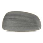 Tallerken Stonecast Geo 30x15.5 cm Porcel&aelig;n Gr&aring; product photo