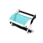Dispenser Wiping roll Tork W1 Wall stand up to 45 cm White/Turquoise product photo