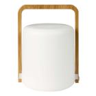 Light holder Duni 148x108 mm Bamboo/White for LED light product photo