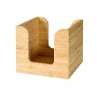 Napkin dispenser Duni 11x11 cm Bamboo product photo