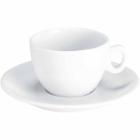 Cup cappuccino Luna 17cl Porcelain white product photo