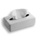 Dispenser ansigt serviet ABS plast Hvid product photo