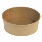 Salad bowl Catersource round 750ml &Oslash;148mmx61mm brown kraft with PE product photo