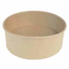 Salad bowl Catersource round 1000ml &Oslash;148mmx78mm brown kraft with PE product photo