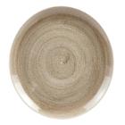Plate Coupe Stonecast Patina &Oslash;28.8cm Porcelain Taupe product photo