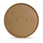 Lid &Oslash;96 mm for power Ice cup series cardboard Brown product photo