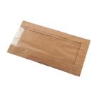 Window bag 140/70x240 mm FSC 50 gr 100% paper Brown product photo