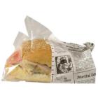 Sandwichpose Old News 215x130 mm PE Snack Bag Large product photo