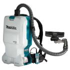 Vacuum cleaner Makita backpack vacuum cleaner LXT 2x18V 6ltr 5.9kg with cleaning product photo