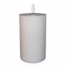 LED block light 7.5x10 cm with 3D flame White product photo