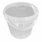 Bucket bucket 5141 2300 ml &Oslash;170x153 mm with handle PP Clear product photo