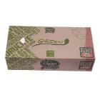 Facial tissue Green 3 layers 20x21 cm 100% reusable tissue and packaging product photo