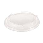 Plastic lid &Oslash;151x10 mm round highly biodegradable PLA ready for tray 600 ml product photo