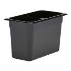 Kantine Cambro 1/3GN 6.9L 32.5x17.6x20cm Polycarbonat Black product photo