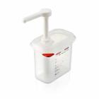 Dispenser Dressing Araven 1/9GN 1.5 ltr 17.6x10.8x19 cm PP Clear product photo