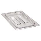 L&aring;g til kantine med H&aring;ndtag Cambro 1/4GN 26.5x16.2cm Polycarbonat Klar product photo
