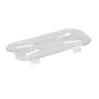 Bottom grid Cambro 1/9GN Polycarbonate Clear product photo