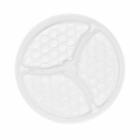 Plastindsats 3 rum klar PET &Oslash; 160 x 25 mm for salatbakke 1090 ml Brown product photo