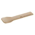 Ice spoon 95 mm hard paper strong smooth surface FSC biodegradable Brown product photo