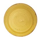 Tallerken Coupe Stonecast &Oslash;21.7 cm Porcel&aelig;n Sennepsgul product photo