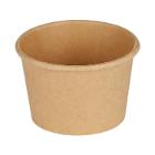 Dressing cup 60 ml 2 oz &Oslash;62 x 40 mm kraft paper/PE Brown product photo