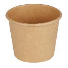 Dressing cup 90 ml 3 oz &Oslash;62 x 50 mm kraft paper/PE Brown product photo