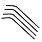 Straw &Oslash;6x245 mm with kink Biodegradable Paper Black product photo