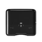 Towel dispenser Tork Singlefold/C-fold H3 Mini Plastic Black product photo
