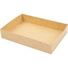 Lid 190x135x35 mm cardboard Brown product photo
