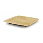 Plate dish 15x15 cm square palm leaf product photo