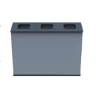 Waste container 3X60 liters incl. inner buckets product photo