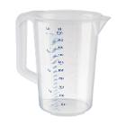 Measuring jug 1 liter with handle &Oslash;120xH165 mm Polypropylene product photo