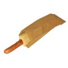 French Hotdog bag 100/30x190 mm 40 gr FSC Kraft Brown without print product photo