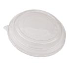 Plastl&aring;g rund &Oslash;142mm RPET Klar til salatsk&aring;l Brun/hvid product photo