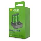 Charger GP ReCyko Everyday for AA and AAA. Incl. 4 AA rechargeable batteries product photo