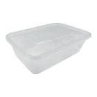 Plastbakke Catersource 750 ml 175x115x55 mm nudelbakke med l&oslash;st l&aring;g PP Klar/Klar product photo
