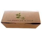 Dip Box L82xW33xH30mm Cardboard FSC with print and lid Brown for French Fries Bo product photo