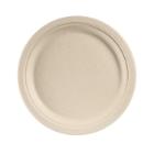 Plate round &Oslash;26cm Bagasse FF natural brown product photo