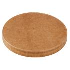 Papl&aring;g &Oslash; 90 mm flad pap/PE for Delicup b&aelig;ger 150 ml Brown product photo