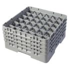 Dish basket Cambro 50x50 cm for glass 36-compartment Plastic Grey product photo
