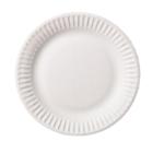 Cardboard plate &Oslash;15 cm FSC Biodegradable White product photo