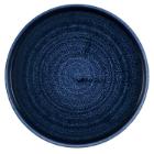 Plate Stonecast Plume &Oslash;21 cm Flat with edge Porcelain Navy blue product photo