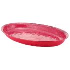 Sk&aring;l Oval Casablanca 2.5 ltr 420x280x40 mm Melamin R&oslash;d product photo