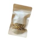 Doypack bag with window 250 ml 110x70x185mm brown kraft with PET product photo